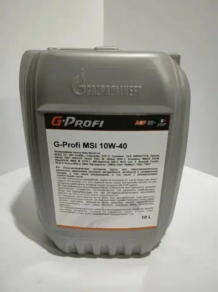 Масло моторное G-Profi MSI 10W-40 API CI-4/SL, ACEA E7 (10 л)