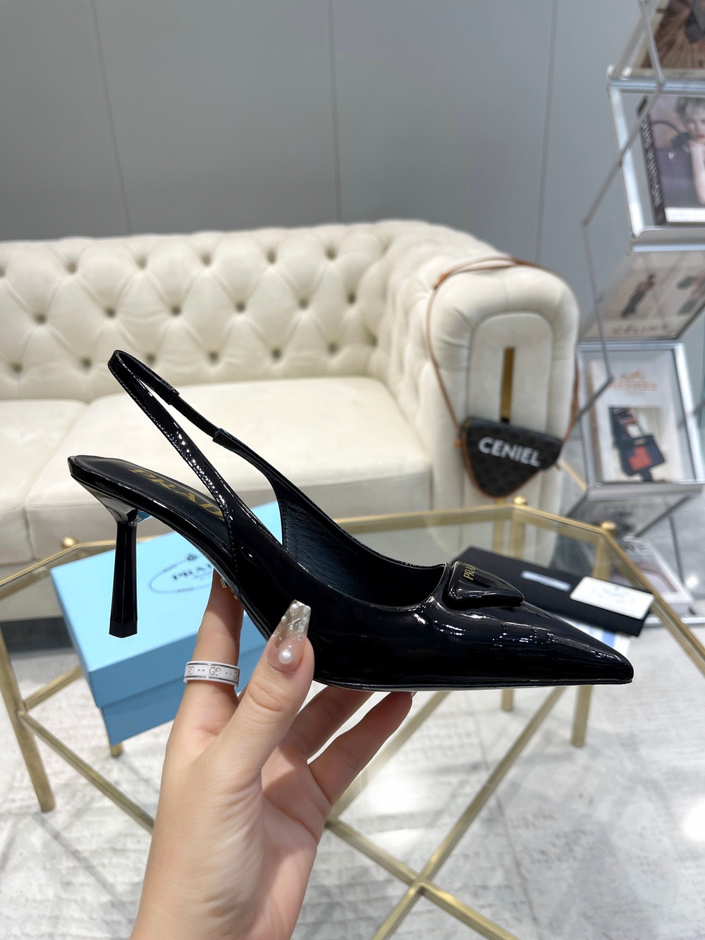 Prada Slingback Pumps