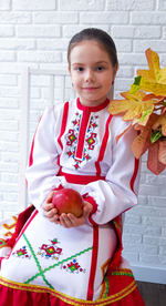 Платье детское с вышивкой