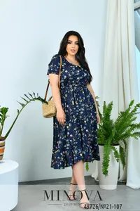 Платье 21-107-синий Minova