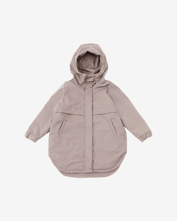 Куртка утепленная женская бежевая - фото 1