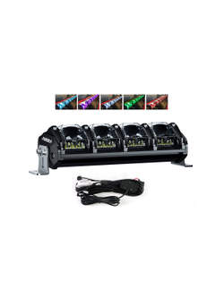 Светодиодная фара комбинированного света AURORA 254 мм 124W LED (серия RGB)