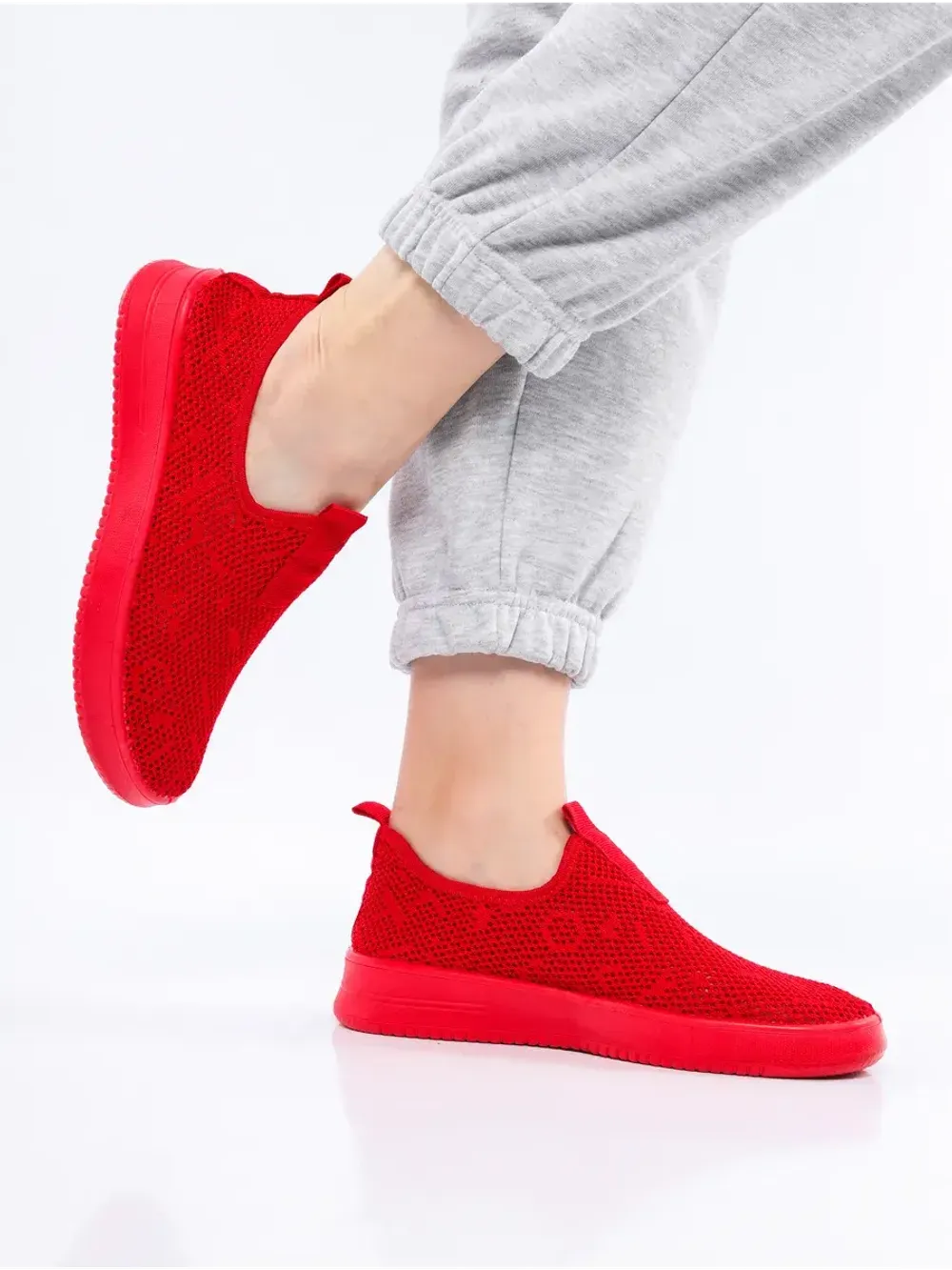 Слипоны летние текстильные