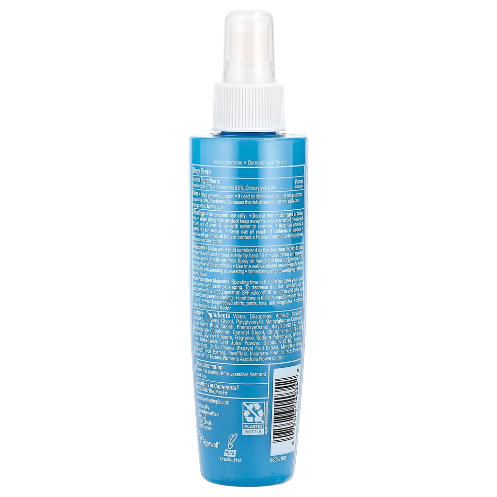 Hawaiian Tropic, Weightless Hydration, водный солнцезащитный спрей, SPF 30, 153 мл (5,2 жидк. унц.)
