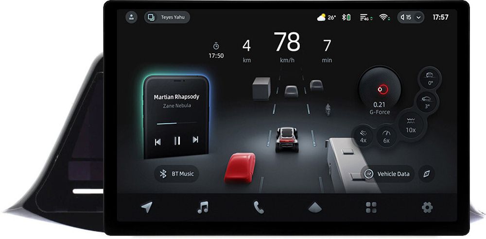 Магнитола для Toyota C-HR 2016-2023 (правый руль, вместо 200x100мм) - Teyes CC4-PRO монитор 13" 2K QLED на Android 13, Snapdragon 778G, 8+128, AI, CarPlay, DSP, 4G SIM-слот