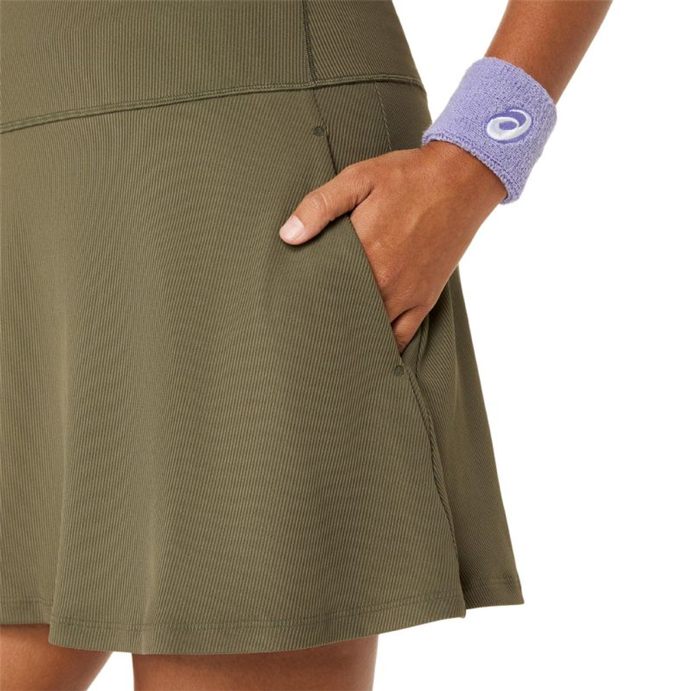 Теннисное платье Asics Game Dress - dark olive