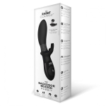 Черный анальный вибратор The Rabbit Company Beaded Bacldoor Rabbit TRC-010BLK