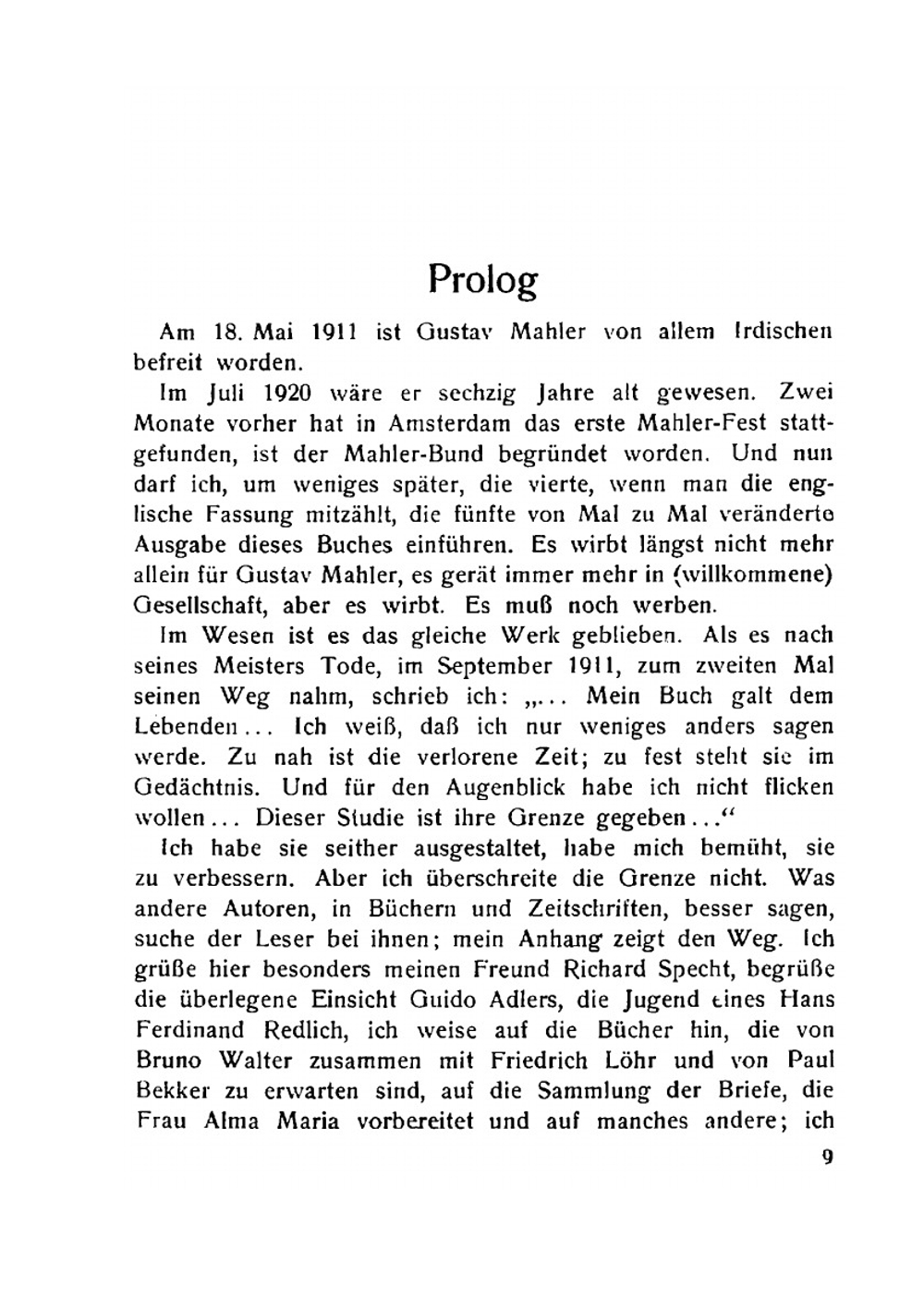 Gustav Mahler. eine Studie über Persönlichkeit und Werk | P.Stefan-Gruenfeldt