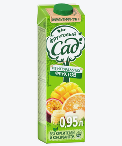 НЕКТАР ФРУКТОВЫЙ САД МУЛЬТИФРУКТ 0.95Л