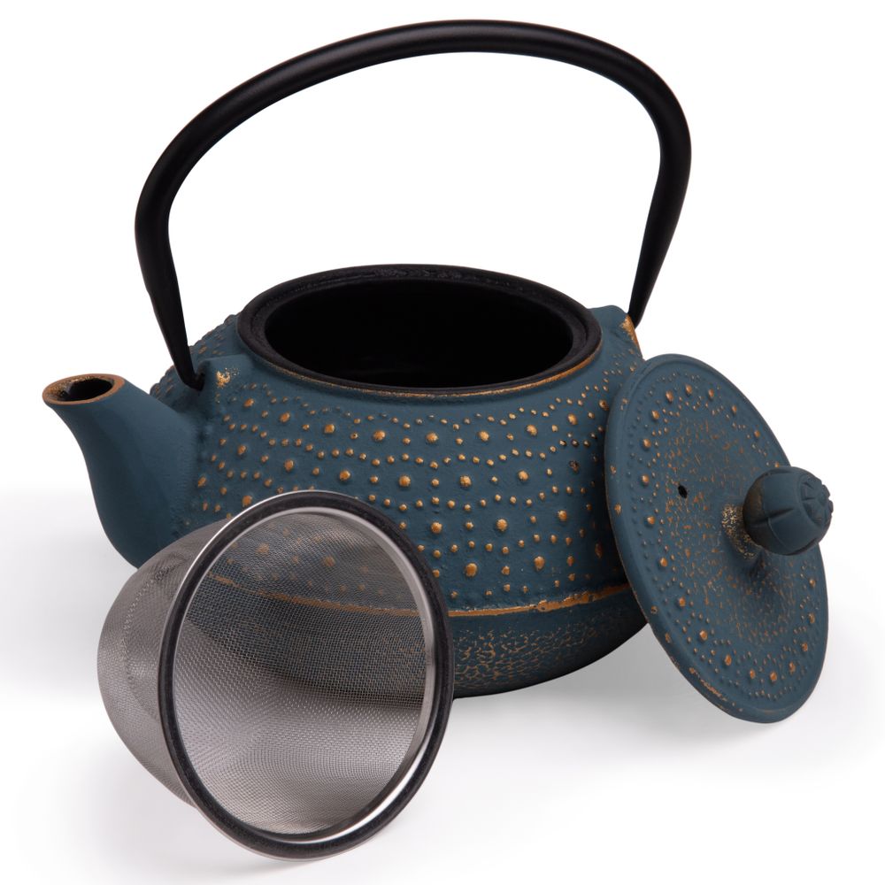 ЗАВАРОЧНЫЙ ЧАЙНИК ЧУГУННЫЙ С ЭМАЛИРОВАННЫМ ПОКРЫТИЕМ ВНУТРИ 800 МЛ