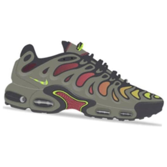 Кроссовки Nike Air Max Plus - универсальный топ из Зеленой кожи