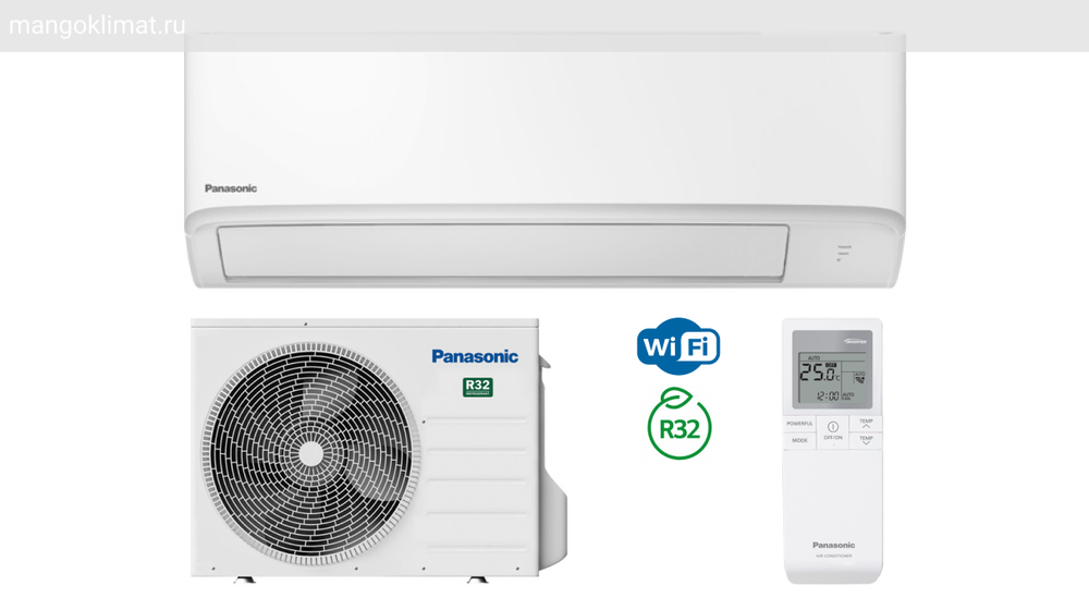 Сплит-система Panasonic Super Compact DC Inverter CS-TZ50WKEW/CU-TZ50WKE
