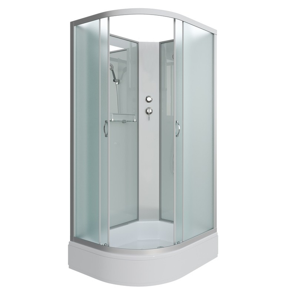 Душевая кабина Niagara Classic NG-33184-14RBK (110х80х200) средний поддон(26см),стекло матовое,4 места