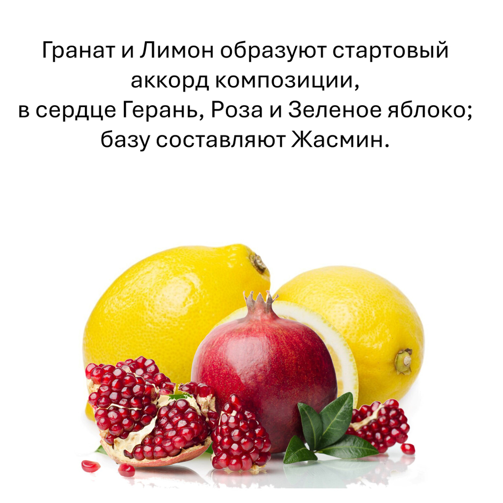 Гранат и Лимон, кубики восковые для ароматизации, 10 штук