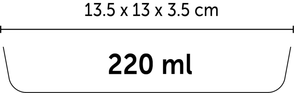 Миска керамическая для кошки NALA, 220 мл/ 12,5 см, черный/белый, Flamingo