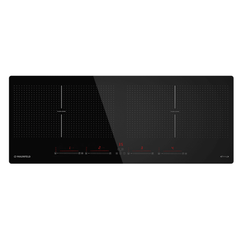 Индукционная варочная панель с двумя Flex Zone и Booster MAUNFELD CVI904SFLBK Inverter