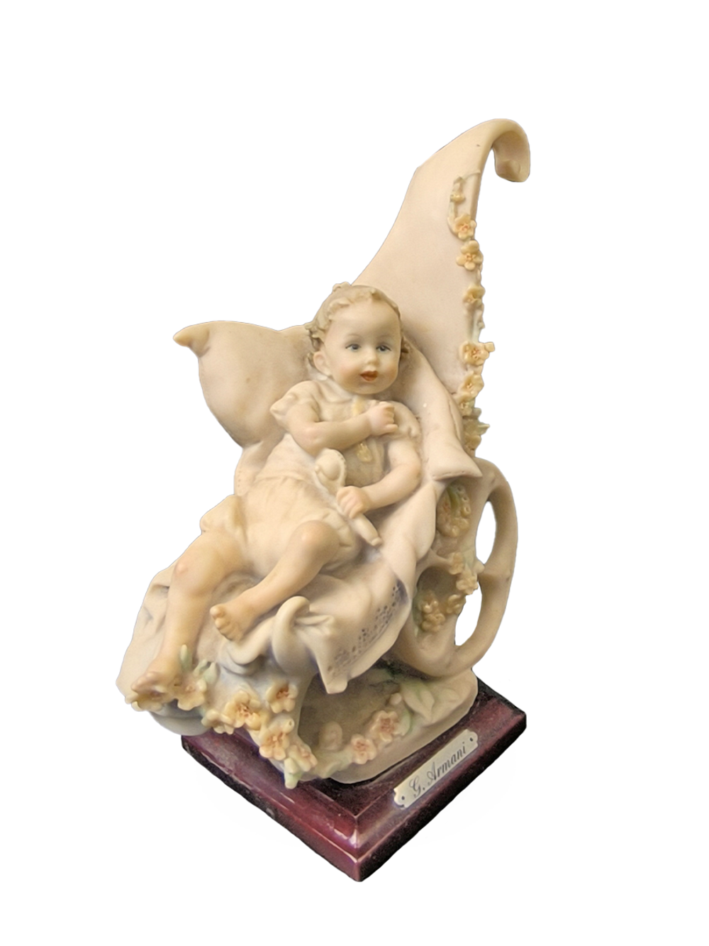 Статуэтка "Первая поездка малыша в коляске" Capodimonte