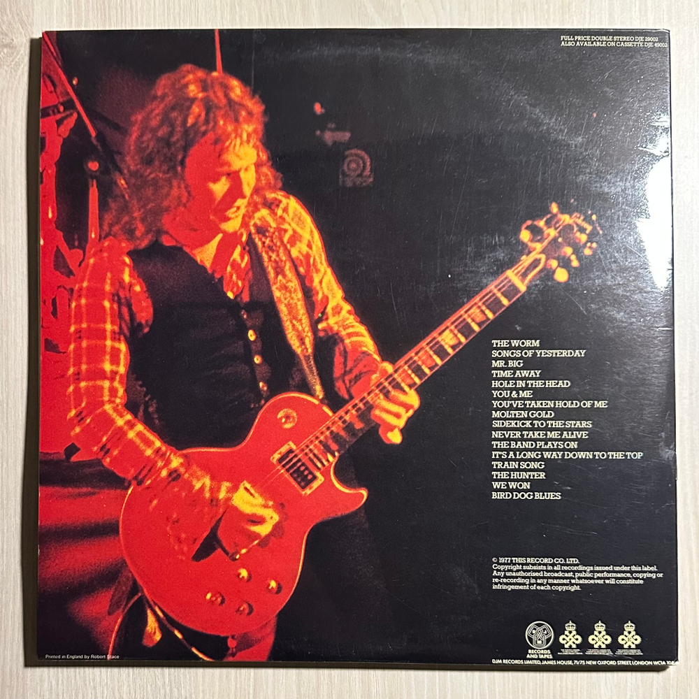 Paul Kossoff - Koss 2LP (Англия 1977г.)