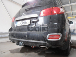 Фаркоп оцинкованный Galia H069C для Hyundai Santa Fe 2006-2012, Kia Sorento 2009-2012(паспорт и сертификат в комплекте)(без электрики)