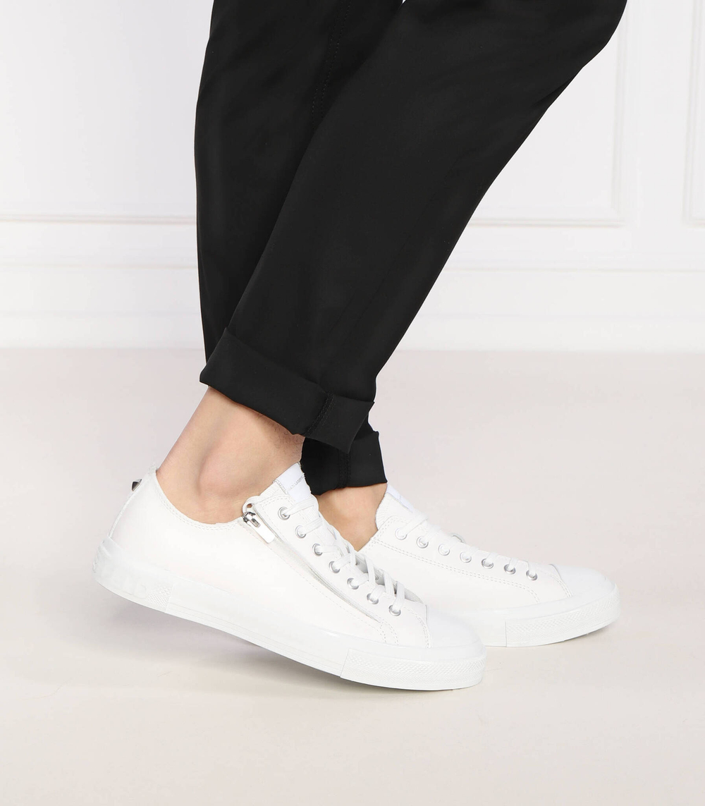 Кожаные кроссовки kampus iii front zip Karl Lagerfeld - белый(KL50325)