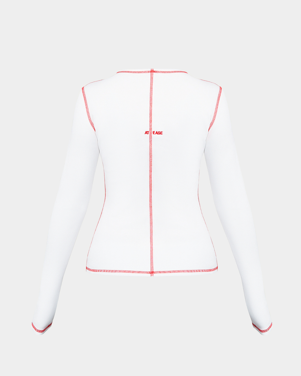 Лонгслив Slim t-shirt белый