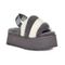 Ugg Disco Stripe Slide 'Gray White'