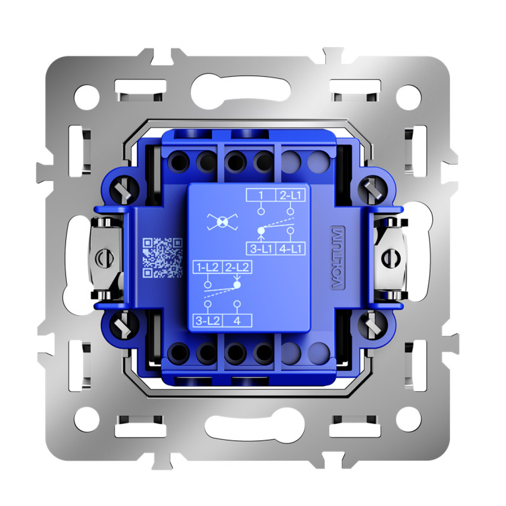 Механизм перекрестного переключателя одноклавишного 10А, S70