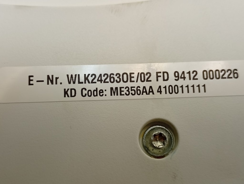 WLK24263OE/02 кт75 Люк в сборе для стиральной машины Bosch б/у