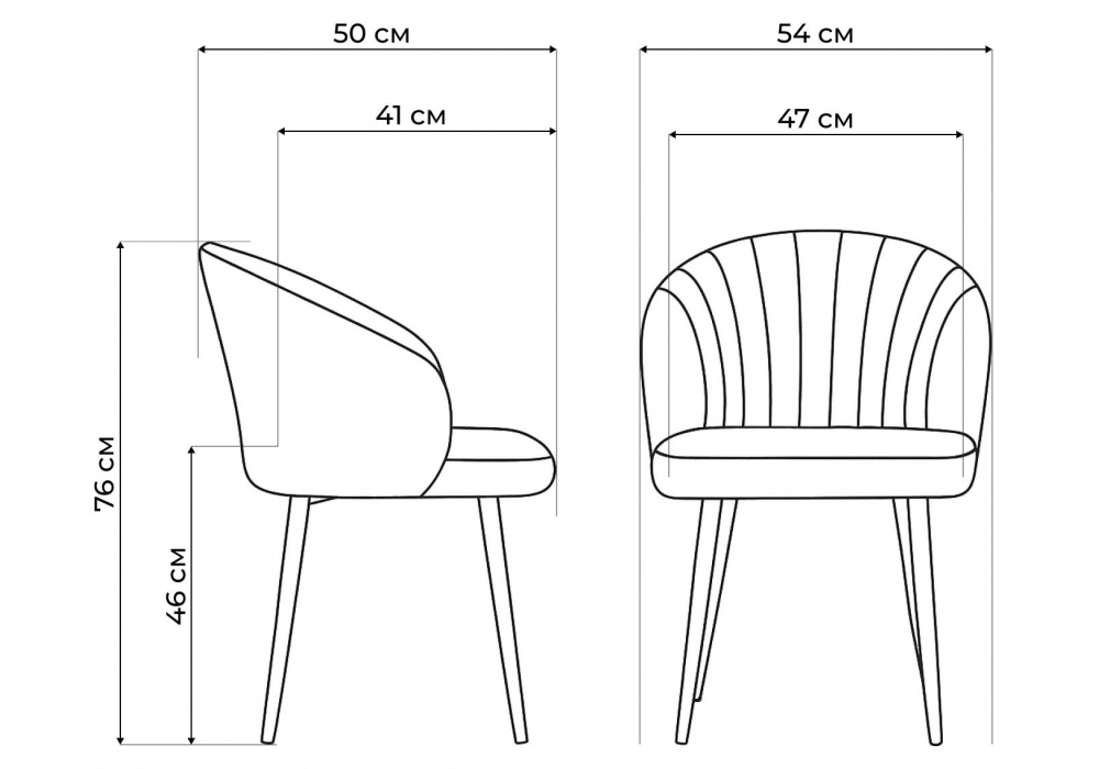 Стул на металлокаркасе Woodville Бэнбу marseille 13, черный, ножки черные