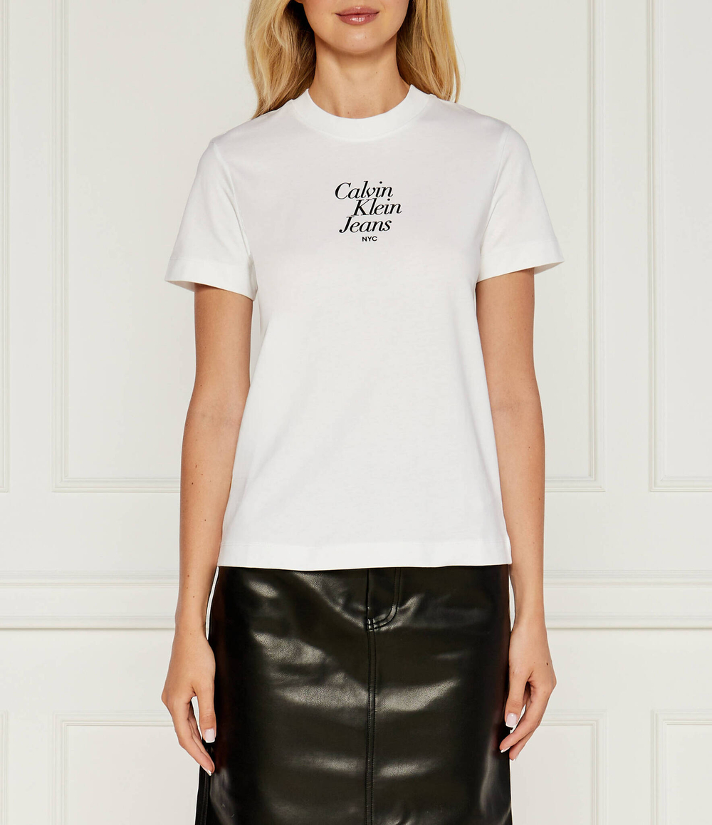Футболка CALVIN KLEIN JEANS - белый(J20J224890)