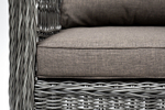 "Гранд Латте" кресло из искусственного ротанга, цвет графит
