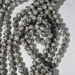 Аплит натуральный (Яшма далматин), 6,5мм, шар