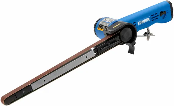 Пневматическая ленточная шлифовальная машина Sumake ST-BS110C с лентами 13x610 мм