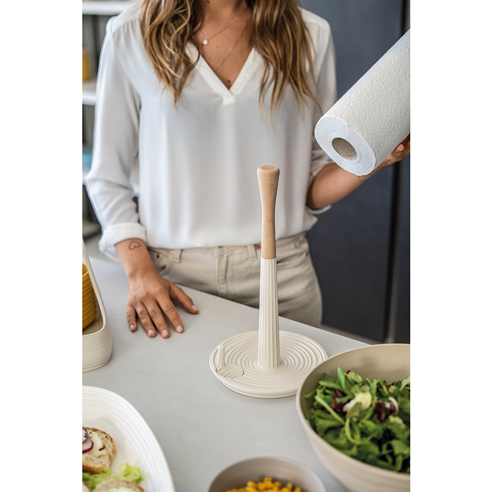 Держатель для бумажных полотенец tierra, 30,5 см, бежевый