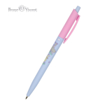 Ручка шариковая автомат 0,5мм синяя "HappyClick. Sweet Animals. Ламы в облачках" (BrunoVisconti)