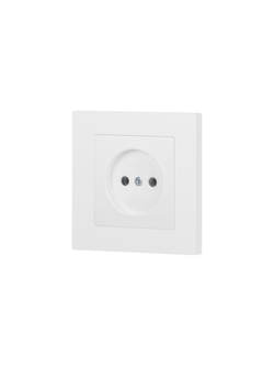 Розетка 1-м СП Accent 6-201-01 16А IP20 250В 2Р AL/CU бел. Intro Б0063653
