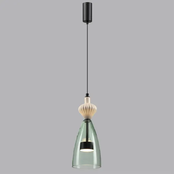 5046/12LC L-VISION ODL24 430 черный/зеленый/металл/стекло/керамика Подвес LED 12W 4000К 1400Лм PALLETA
