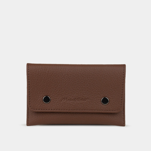 Кофр для украшений Medium из кожи теленка, цвета шоколад