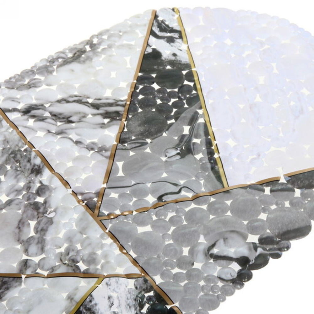 Коврик в ванну Селфи 64х33 ПВХ Геометрия