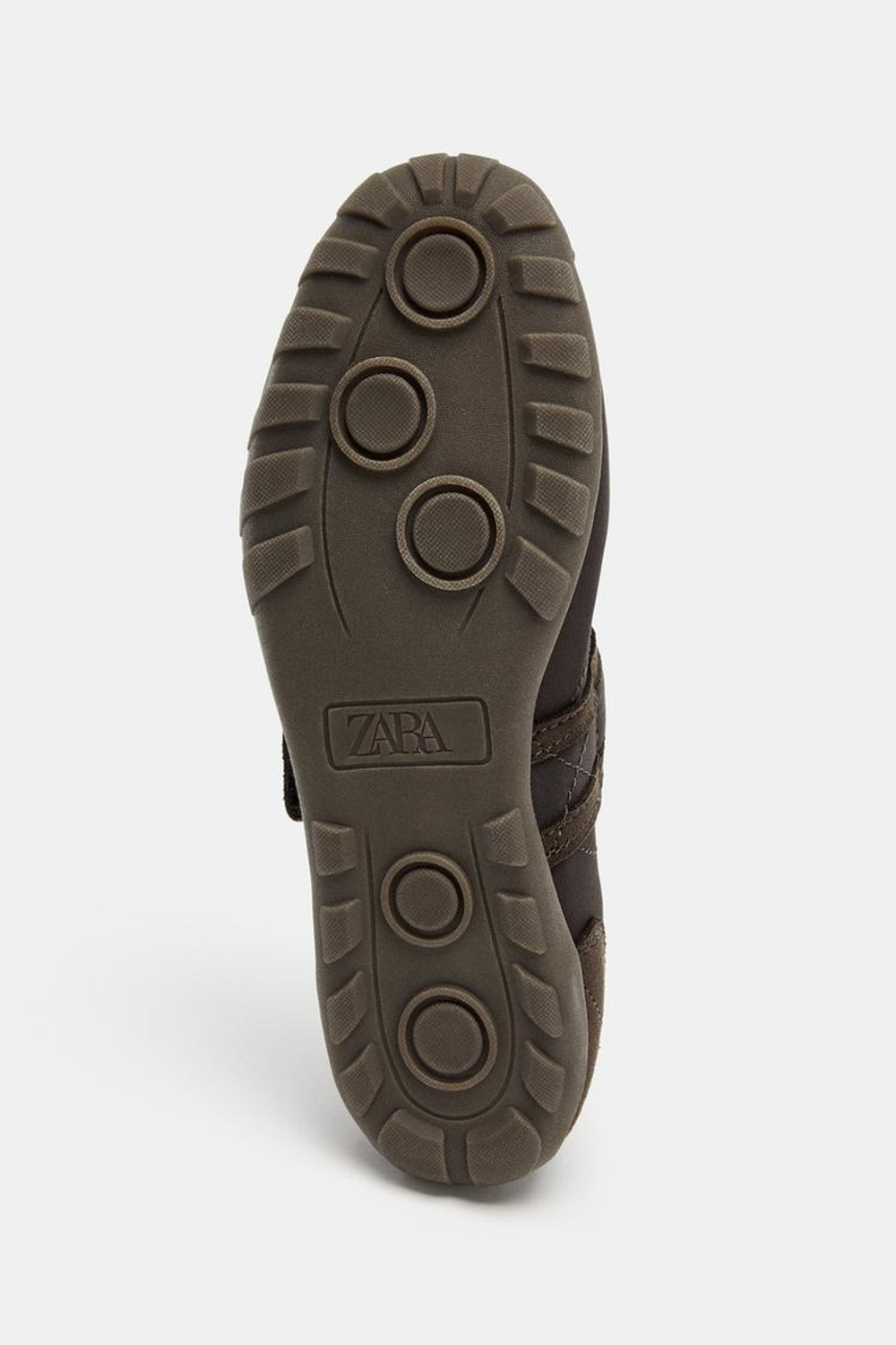 ZARA СПОРТИВНЫЕ БАЛЕТКИ, КОРИЧНЕВЫЙ