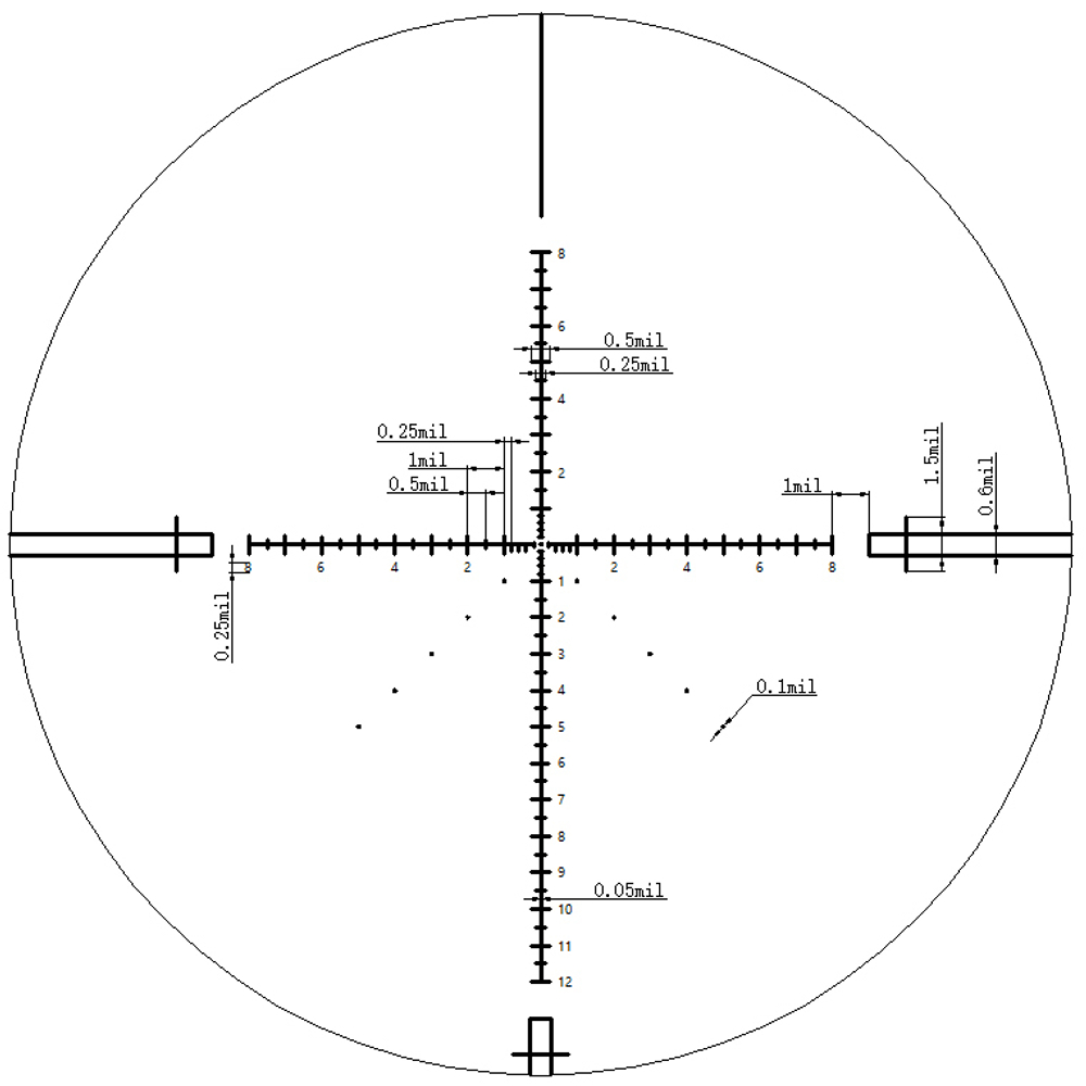 Прицел оптический Veber Black Russian 4-14x44 SF TSS RGB