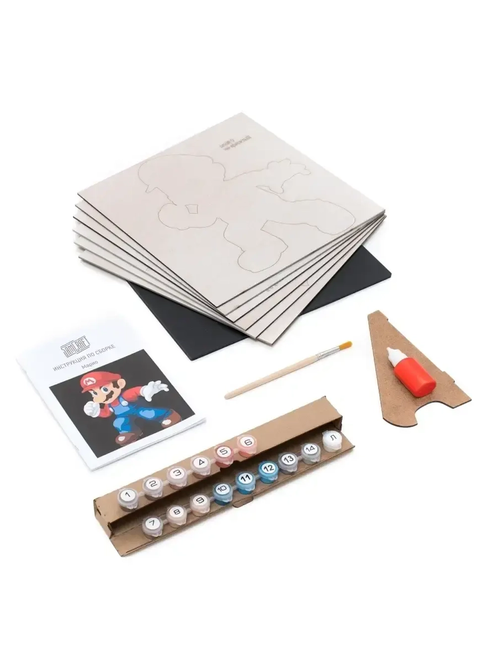 3D Картина по номерам Супер Марио, игра Super Mario