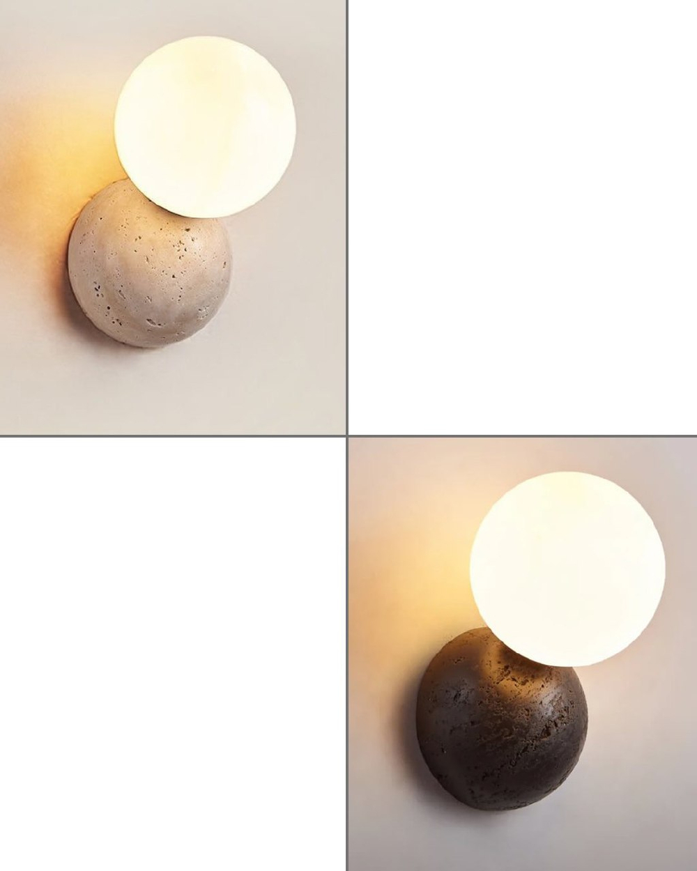 Бра из травертина