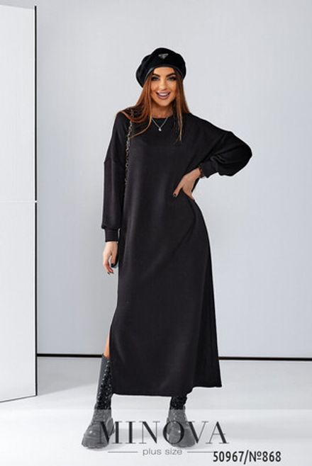 Платье 868-черный Minova Фото 2