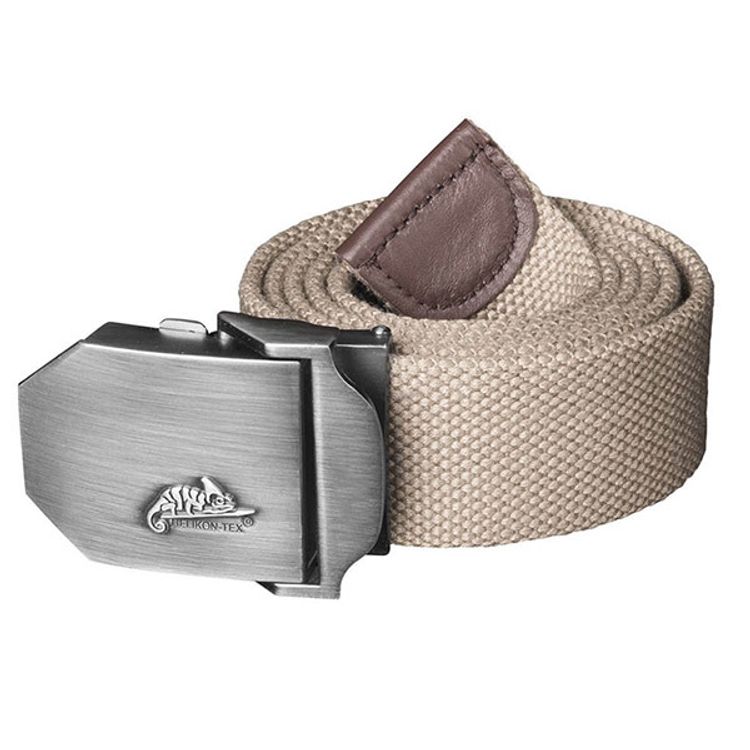 Ремень брючный Helikon Logo Belt Polyester, khaki