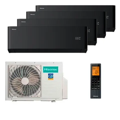 Мульти сплит-система Hisense на 4 комнаты (20+20+20+20 кв.м.) VIBE PRO CARBON