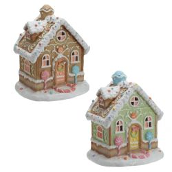 GAEM Фигрка декоративная "Домик" с подсветкой (АААх3, н/п), L28 W18 H30 см, 2в.