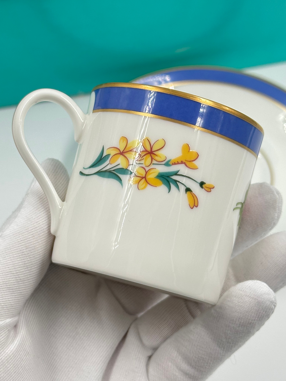 Набор из 2 кофейных пар Tiffany & Co, Tiffany Floral