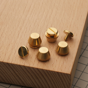 Ножка для сумки латунь конус-трапеция (поштучно)