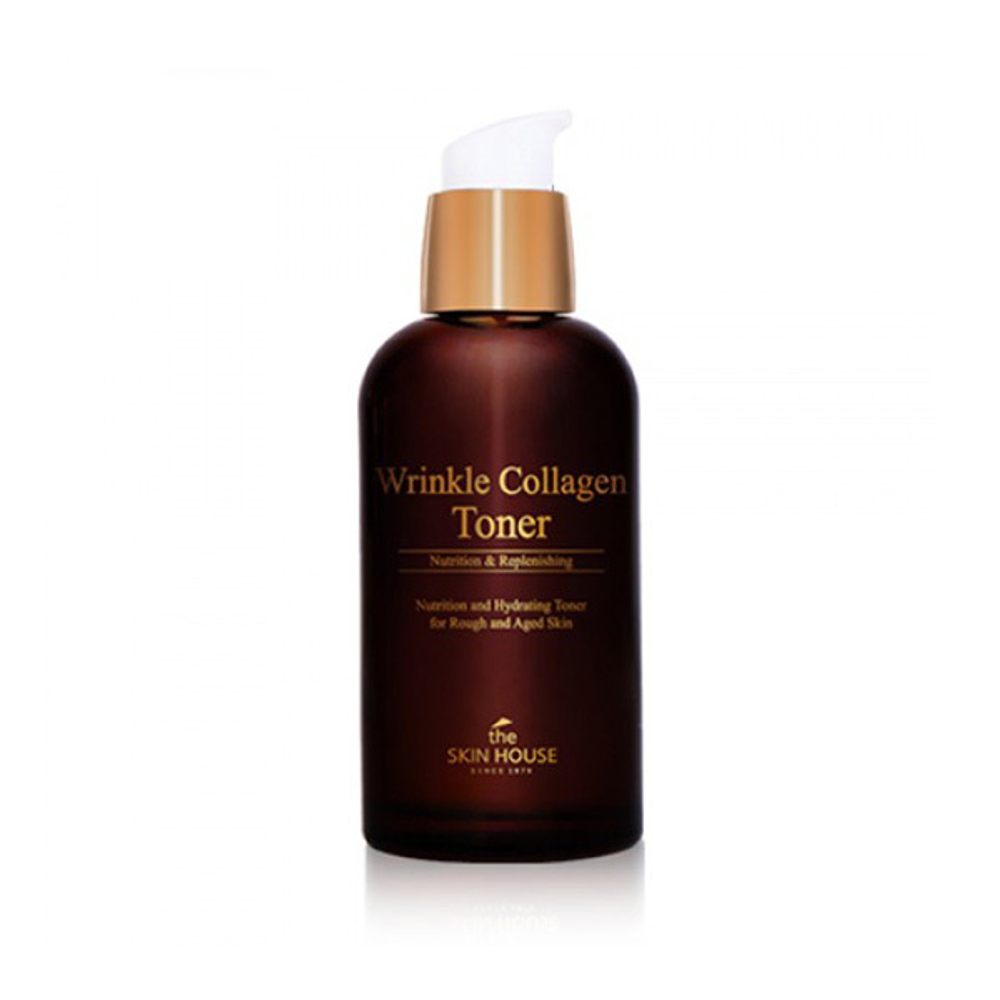 Тонер антивозрастной с коллагеном The Skin House Wrinkle Collagen Toner 130мл